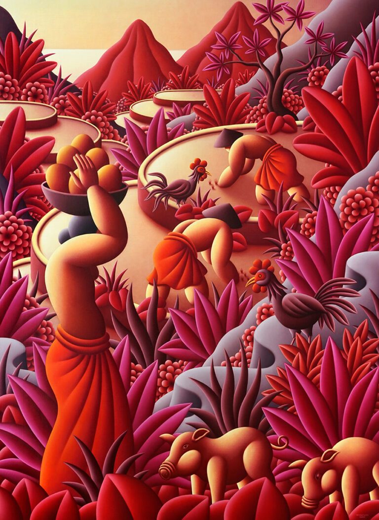 Morning of the World, 200x145 cm, 2022, oil on canvas